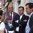 Visite de quartier, avec Renaud MUSELIER, mardi 5 juin 2007