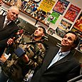 Remise de la ceinture de Champion de France de Boxe à Hasis HANDAMI au club de boxe de Benza