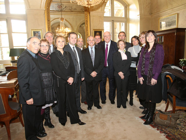 Bruno Gilles et JC Gaudin au Sénat