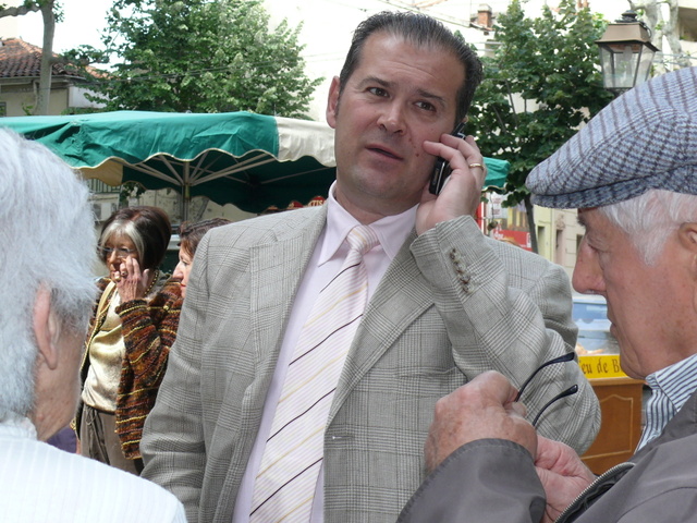 Bruno GILLES en visite à Saint pierre
